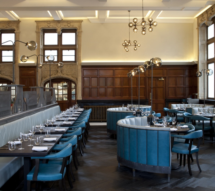 Впечатляющий интерьер ресторана One Kensington в Лондоне