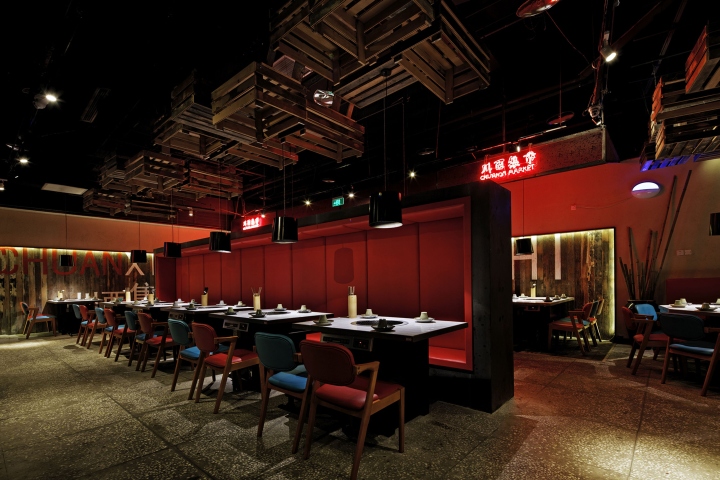 Оригинальный интерьер ресторана в Китае - фото 2