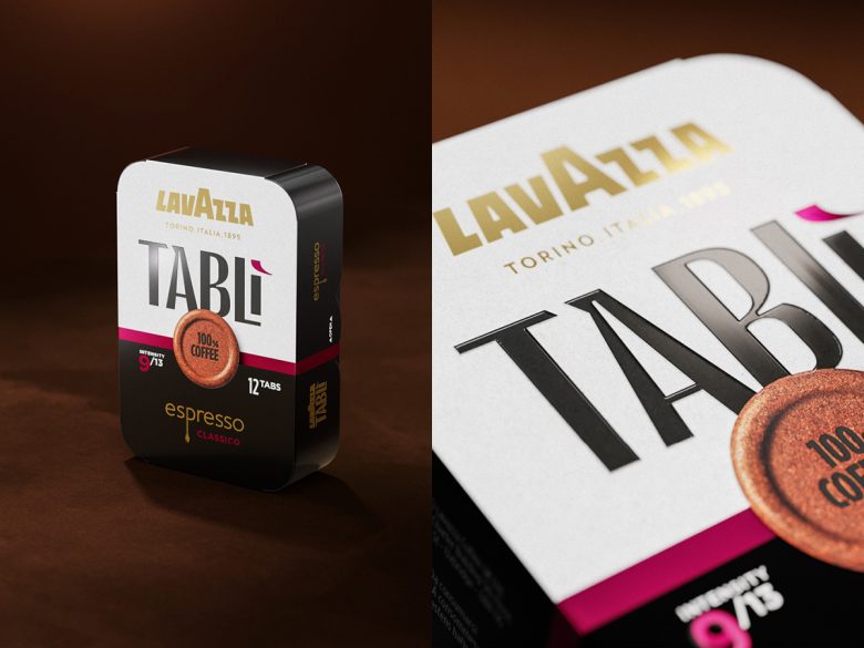 пачка кофе Lavazza Tablì вид сбоку