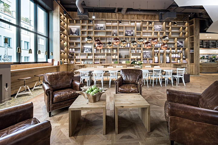 Потрясающий интерьер кафе Pano Brot & Kaffee