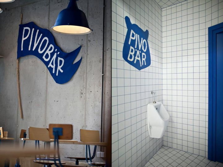 Креативный интерьер паба PIVO Bar