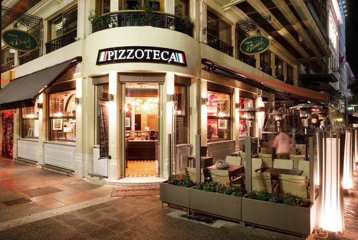 Роскошный интерьер кафе-пиццерии Pizzoteca