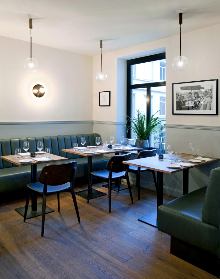 Проект интерьера ресторана Pittarello в Гамбурге: люстры
