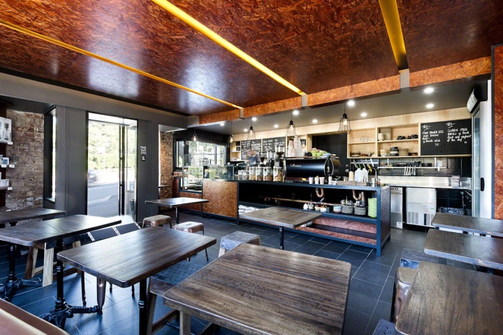 Впечатляющий интерьер кофейни Replay Espresso в Сиднее