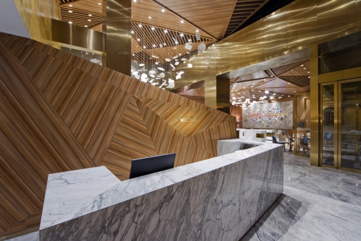 Красивый дизайн интерьера ресторана Grand Skylight Hotel от PANORAMA в Китае