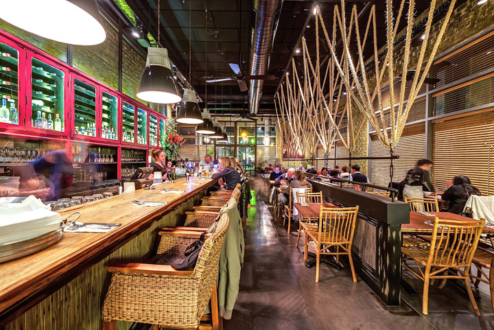 Чудесный дизайн интерьера ресторана Thai  в Израиле