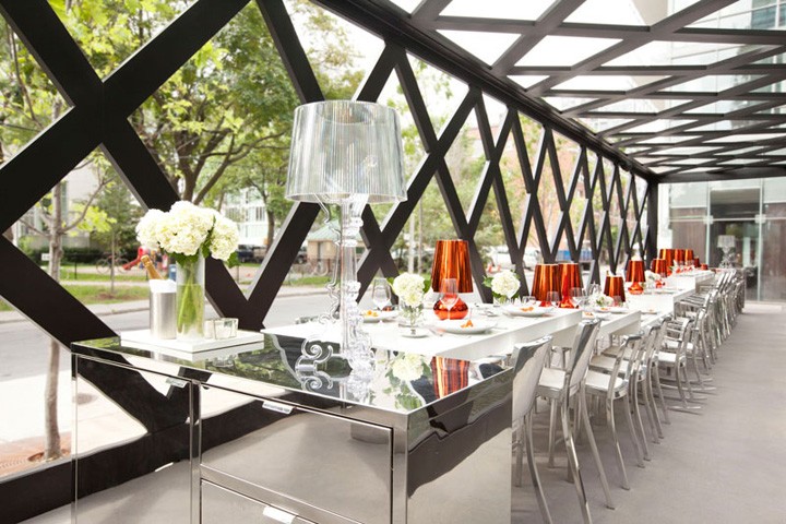 Впечатляющий интерьер ресторана Scarpetta Dining Pavilion