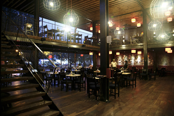 Роскошный интерьер ресторана IL FORNO в Колумбии