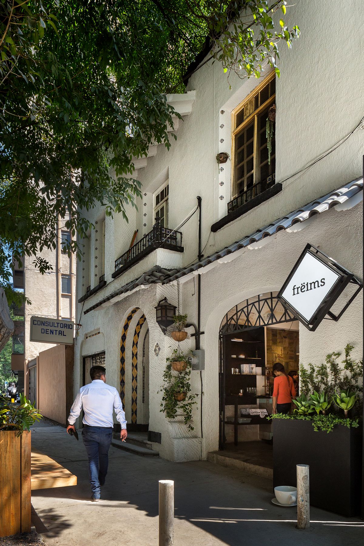 Ресторан в старом здании в Мехико, Мексика: необычный дизайн