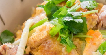 Рецепт японского блюда Oyako donburi