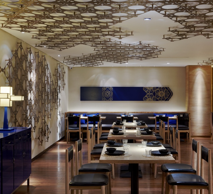 Великолепный ресторан Rong от Golucci International Design, Тяньцзинь