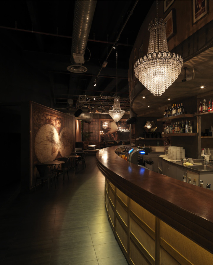 Незабываемый интерьер бара и ресторана Sagamor