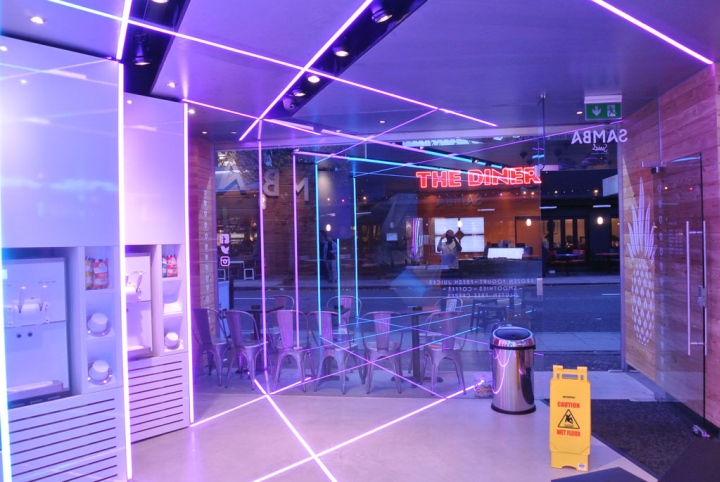 Безупречный интерьер магазина мороженого Samba Swirl в Лондоне