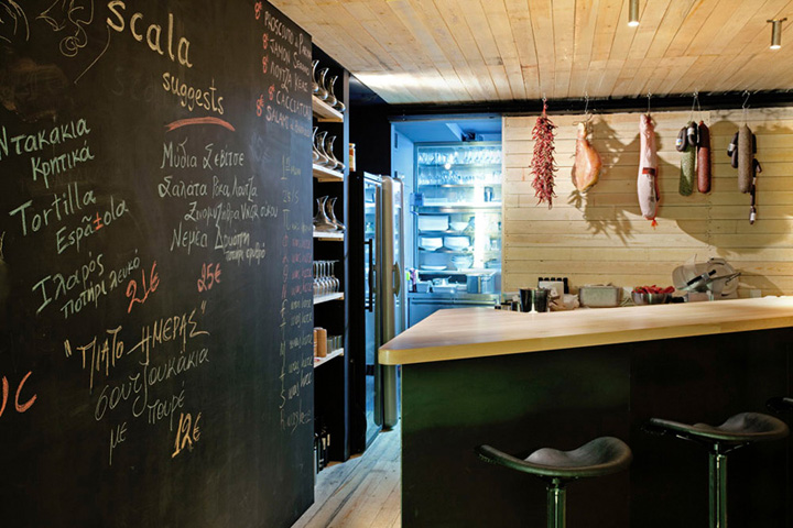 Потрясающий интерьер ресторана Scala Vinoteca