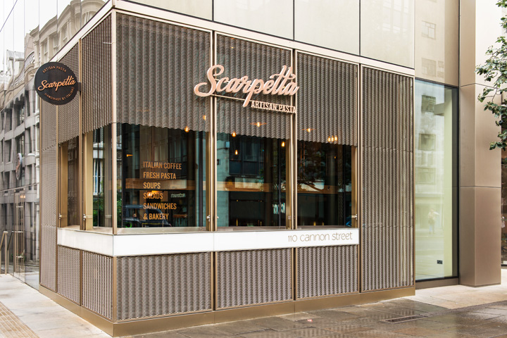 Экстерьер ресторана Scarpetta от студии I-AM в Лондоне