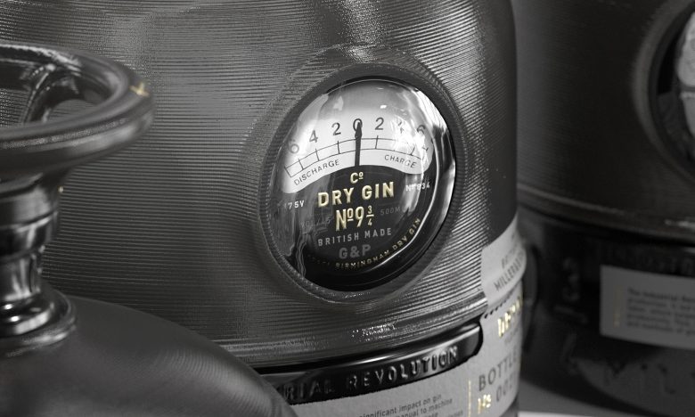 шкала на серой бутылке 9¾ by Constantin Bolimond