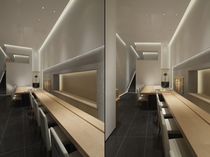 Коллаж. Удивительный дизайн ресторана Shodai в Токио от Ichiro Nishiwaki Design Office