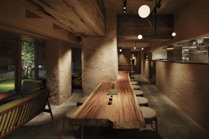 Уютный ресторан Shubari от студии Design Ground 55 в Осаке
