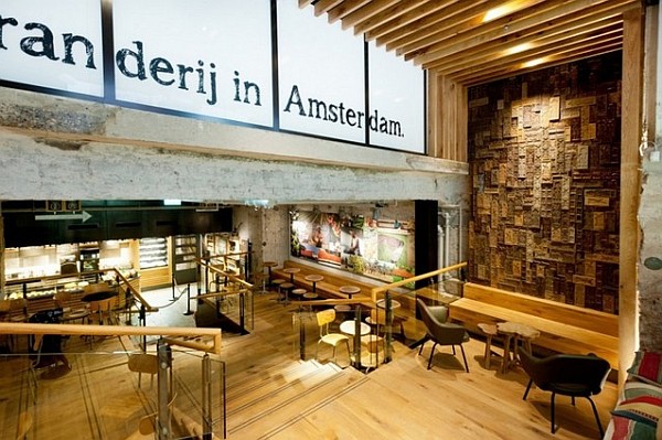 Удивительный интерьер кофе-магазина Starbucks Coffee Lab в Амстердаме