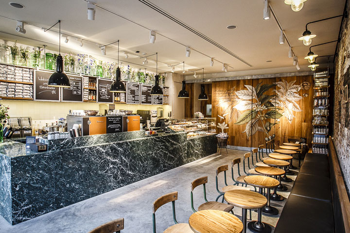 Роскошный интерьер кафе от Starbucks Design