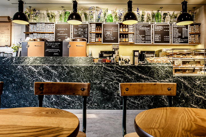 Впечатляющий интерьер кафе от Starbucks Design