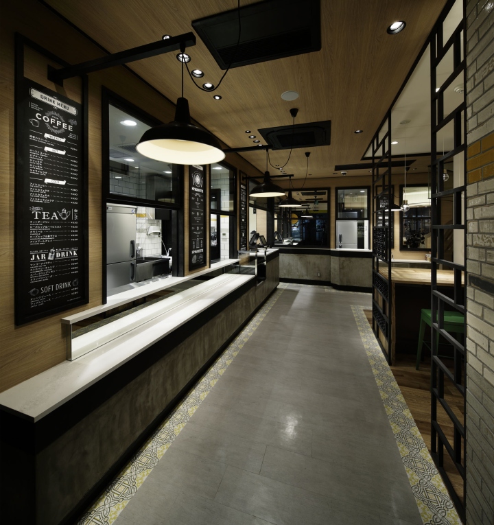Стильный дизайн кафе Dough cafe. Система обслуживания