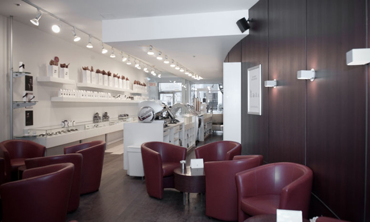 Респектабельный интерьер магазина Suite 88 chocolatier в Монреале