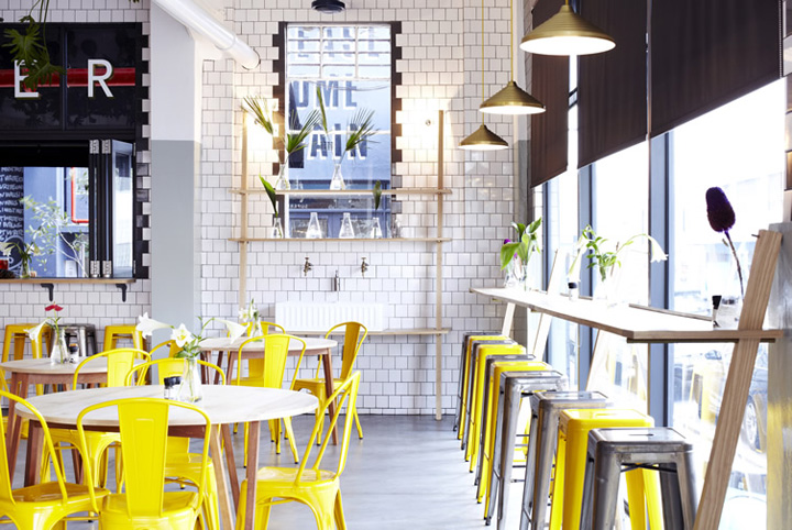 Дизайн интерьера кафе Superettecafe в Кейптауне