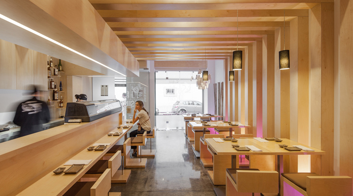 Дизайн японского ресторана Sushi Pearl в Феру