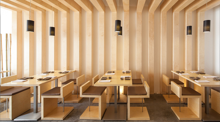 Изумительный дизайн японского ресторана Sushi Pearl в Феру