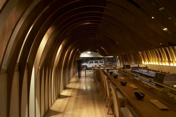 Необычный ресторан от Koichi Takada Architects в Сиднее