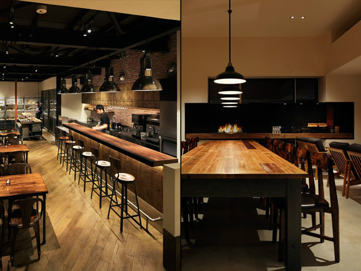 Яркий дизайн интерьера ресторана Shared Terrace в Японии