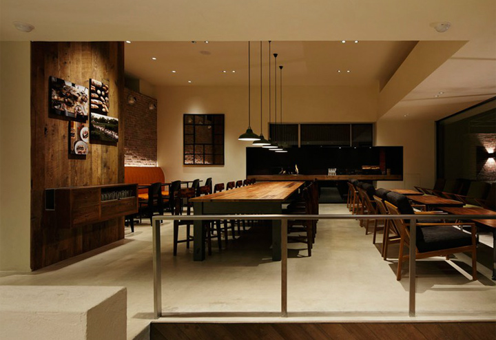 Замечательный дизайн интерьера ресторана Shared Terrace в Японии