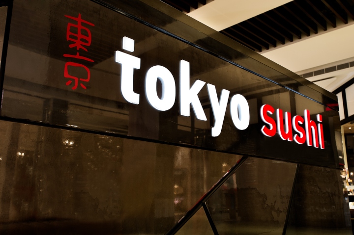 Оригинальный интерьер суши-бара Tokyo Sushi