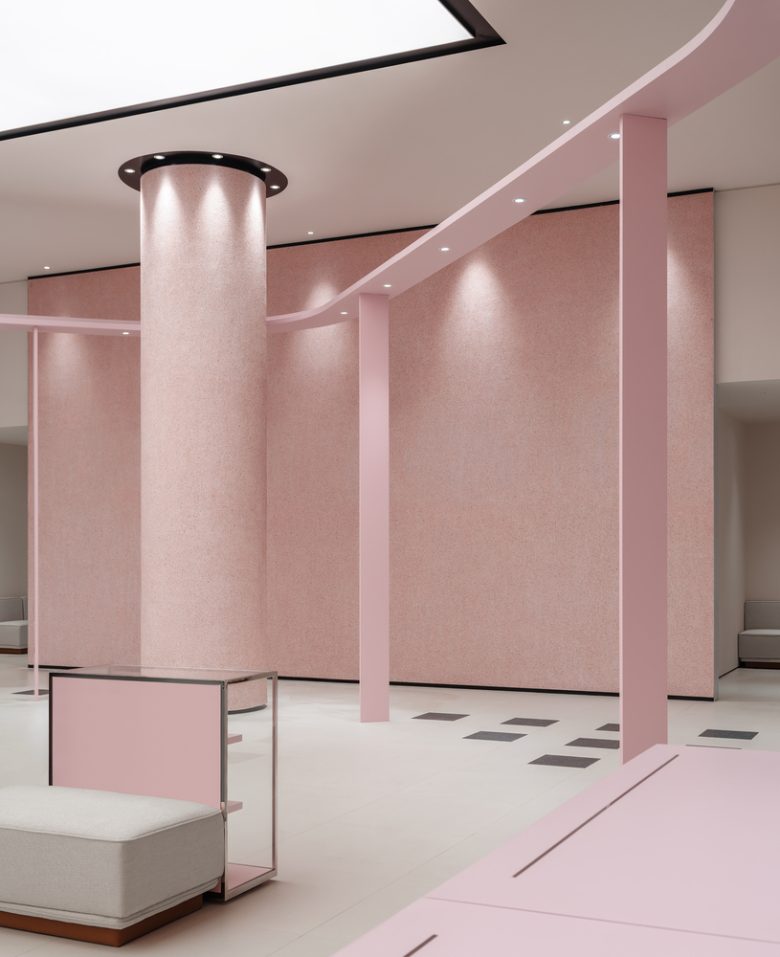 торговый зал Erdos Land примерочный пуфик