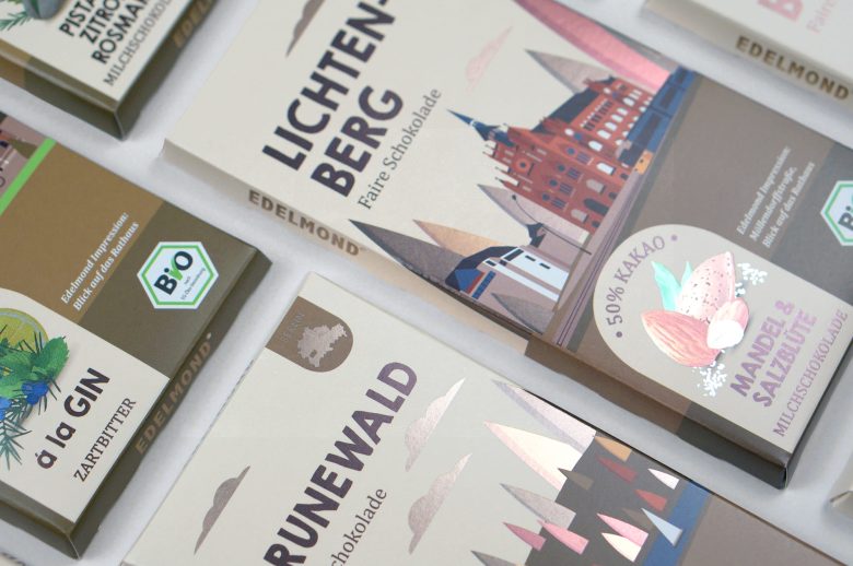 упаковки шоколада Edelmond