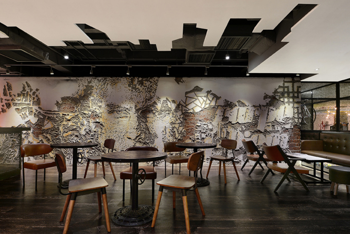 Современный интерьер кафе Joey Ho Design в Гонконге