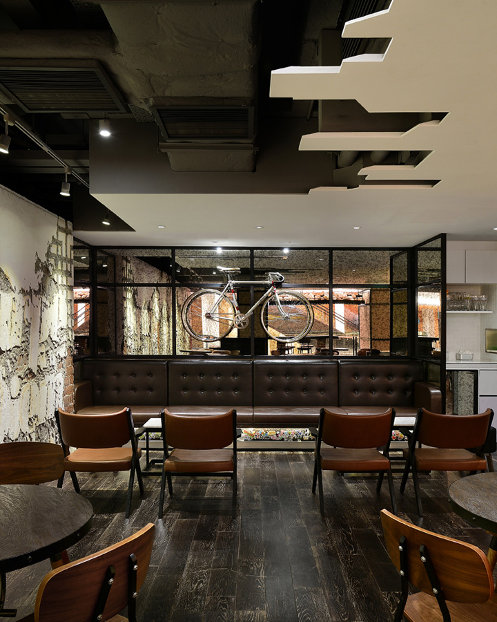 Впечатляющий интерьер кафе Joey Ho Design в Гонконге
