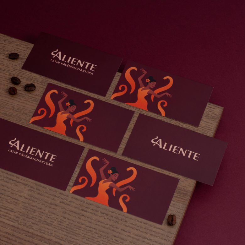 визитки Aliente Coffee