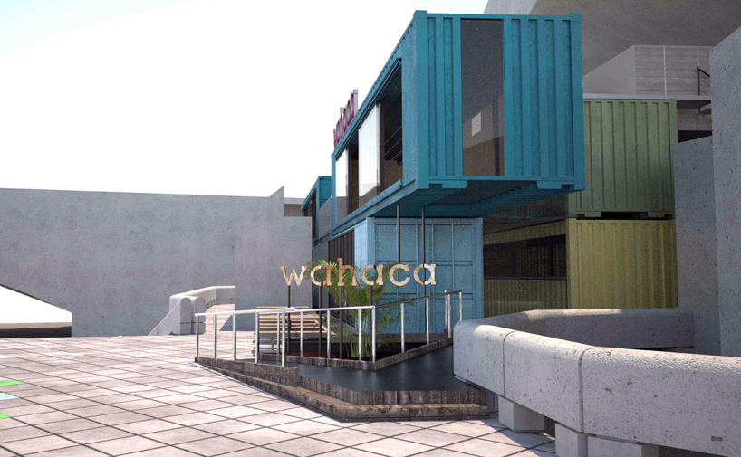 Креативный интерьер ресторана Wahaca Southbank Experiment