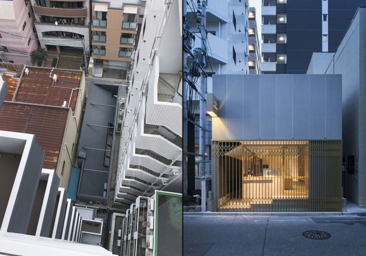 Интересная и хорошо продуманная архитектура магазин – бара в г. Фукуока