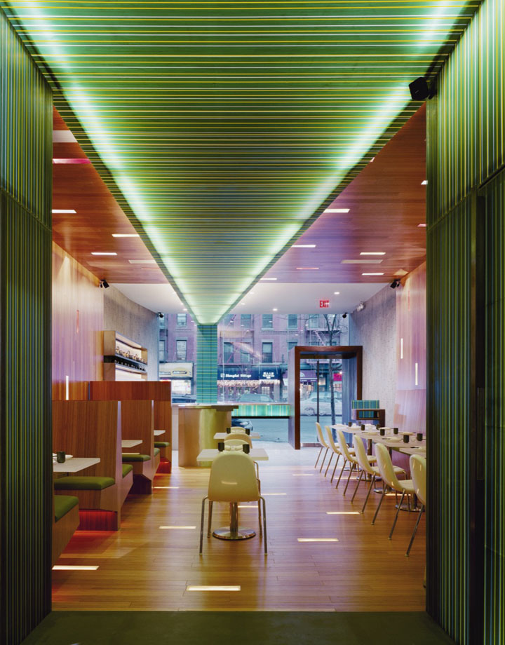 Акриловый потолок ресторана Xing в США