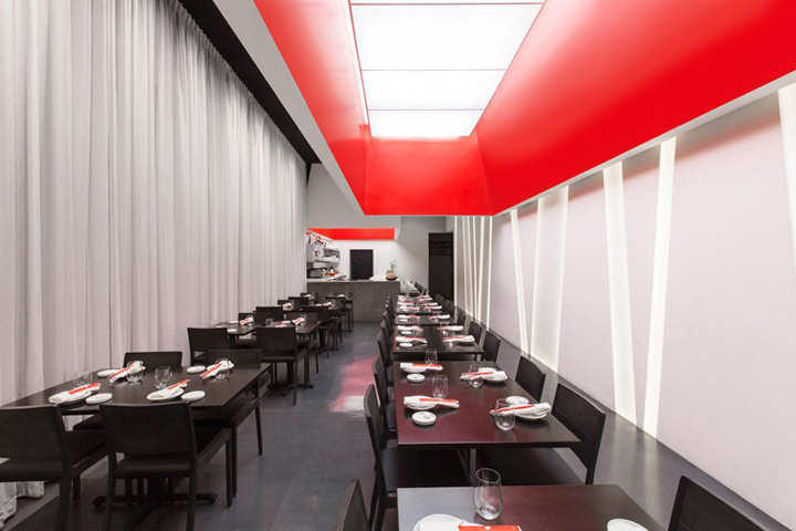 Современный ресторан Yojisan Sushi от архитектора Dan Brunn, Калифорния