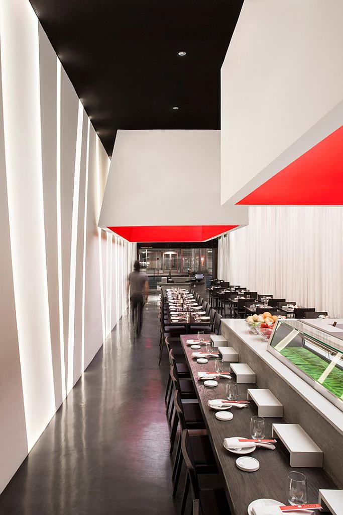 Потрясающий ресторан Yojisan Sushi от архитектора Dan Brunn, Калифорния
