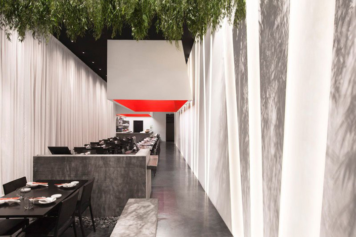 Восхитительный ресторан Yojisan Sushi от архитектора Dan Brunn, Калифорния