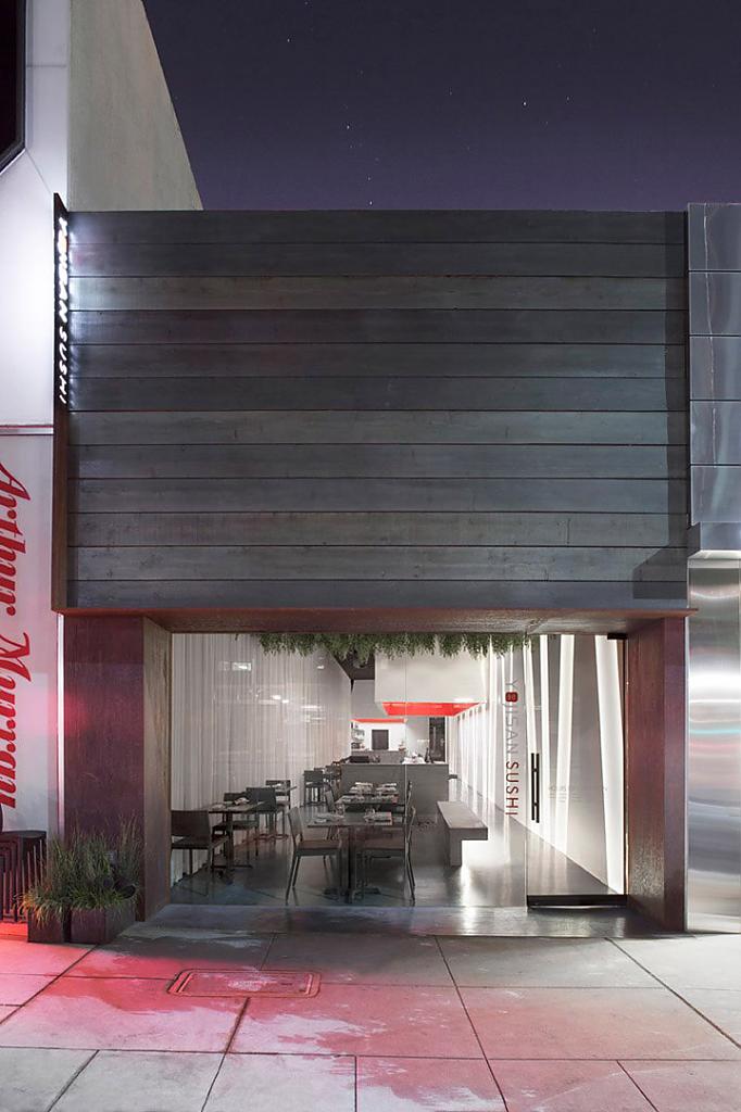 Неповторимый ресторан Yojisan Sushi от архитектора Dan Brunn, Калифорния