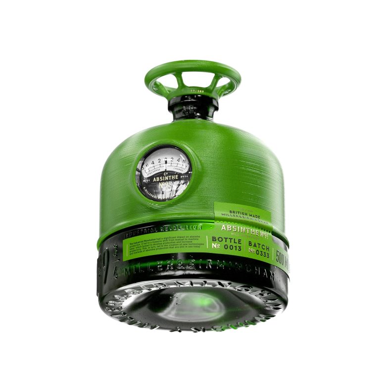 зеленая бутылка с виски 9¾ by Constantin Bolimond